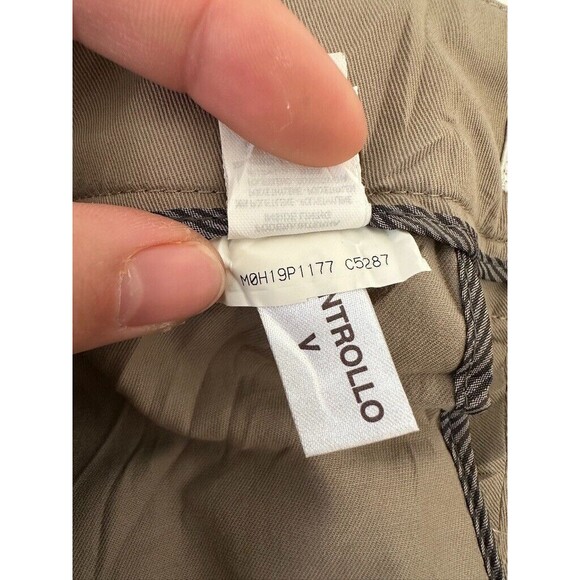 Brunello Cucinelli Controllo V Brown Straight Leg Dress Pants Cotton Women's 8 - Picture 9 of 9